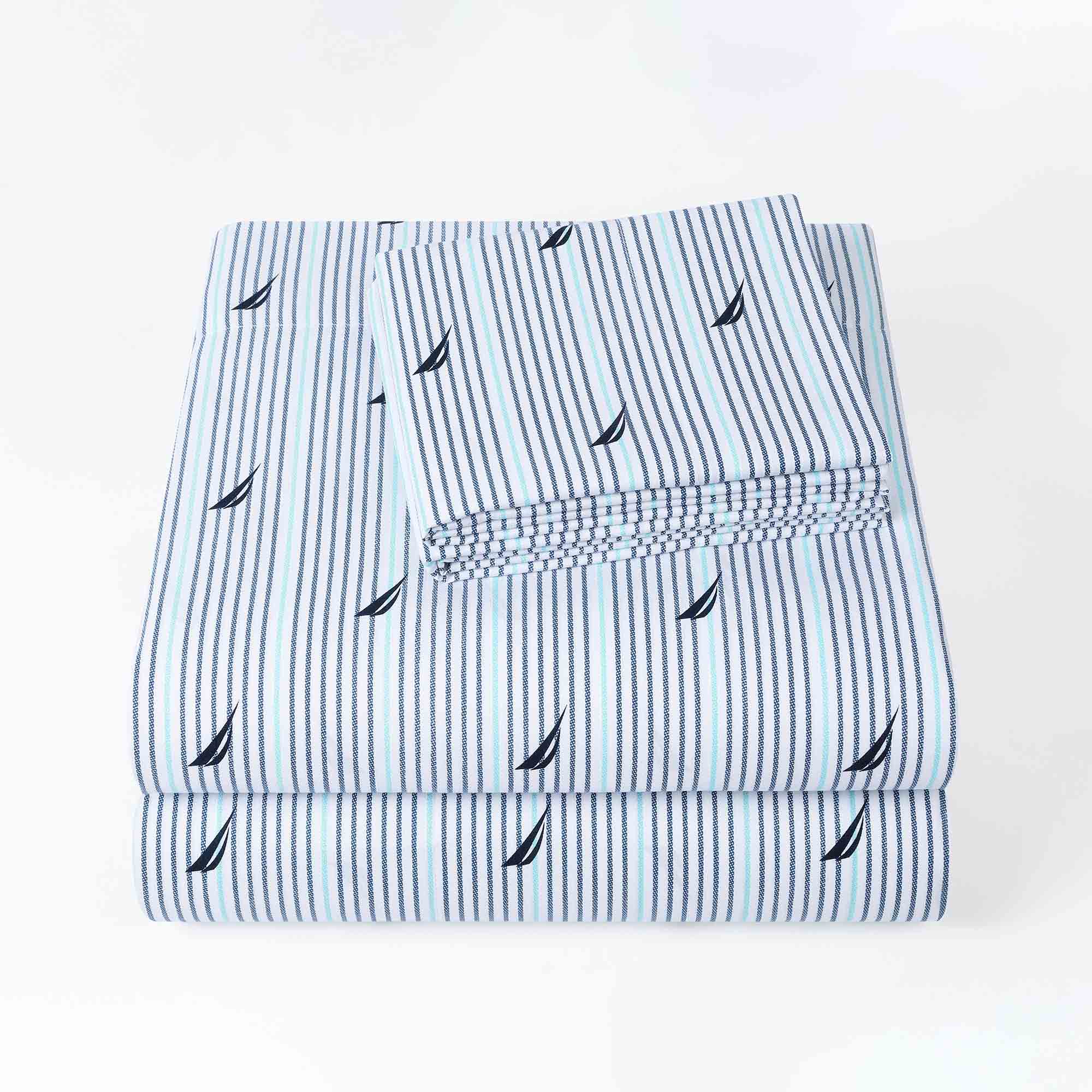 Set De Sábanas Adley Stripe Blue - Image 4